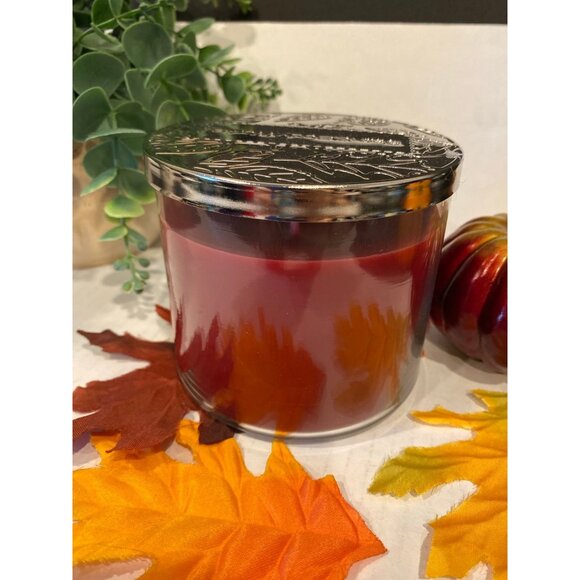 Bath & Body Works “Cider Lane” NEW 3 Wick Candle - Picture 5 of 7